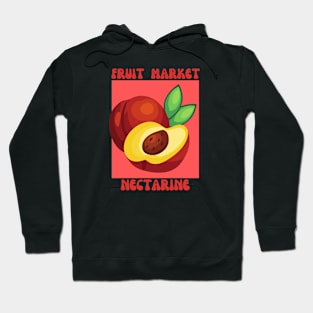 Fruit market nectarine Hoodie